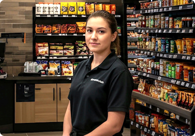 Convenience store employee